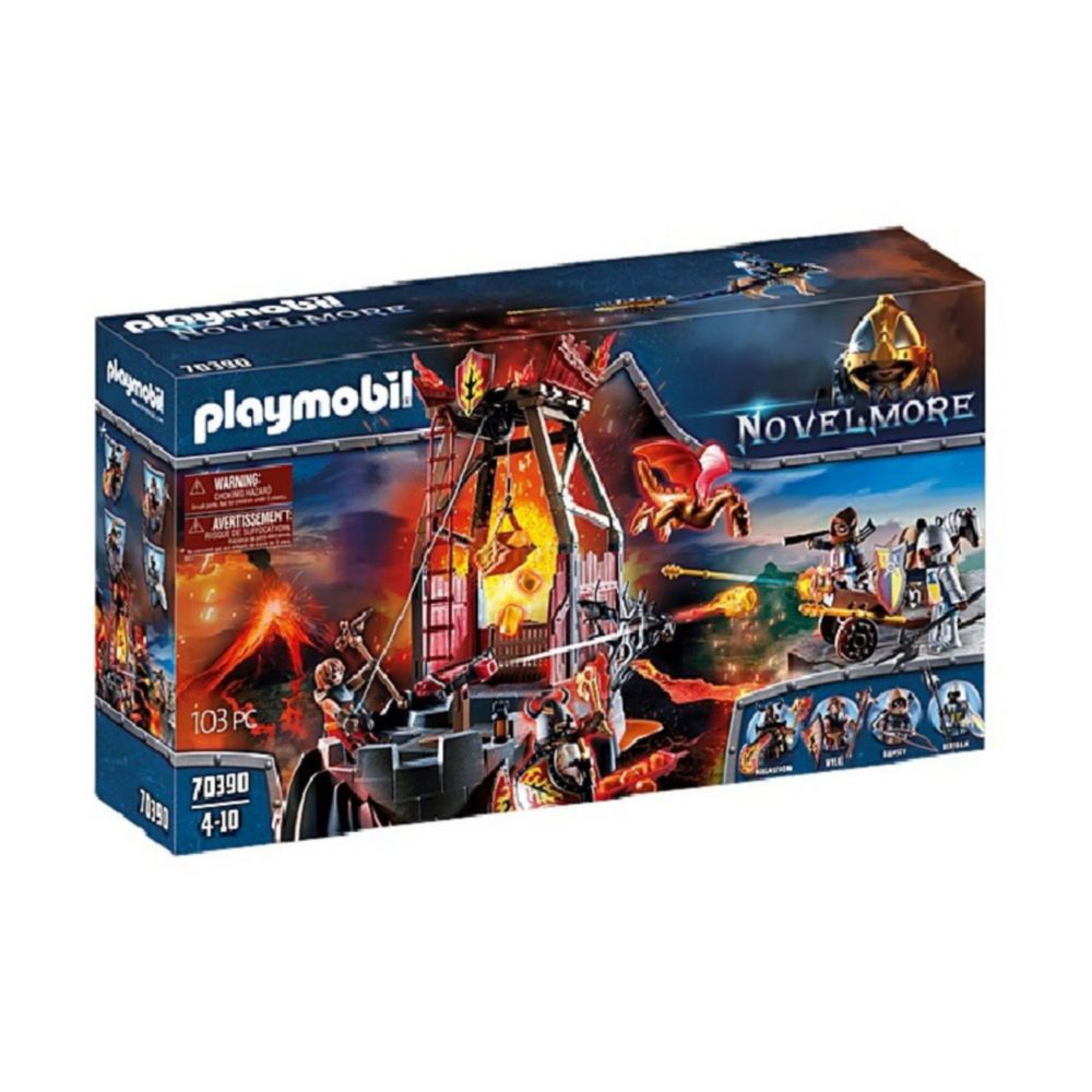 Set De Juego Playmobil Mina De Lava De Los Bandidos De Burnham