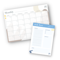 Pack Monthly Grey + Daily Azul