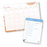 Pack Monthly Peach + Daily Azul