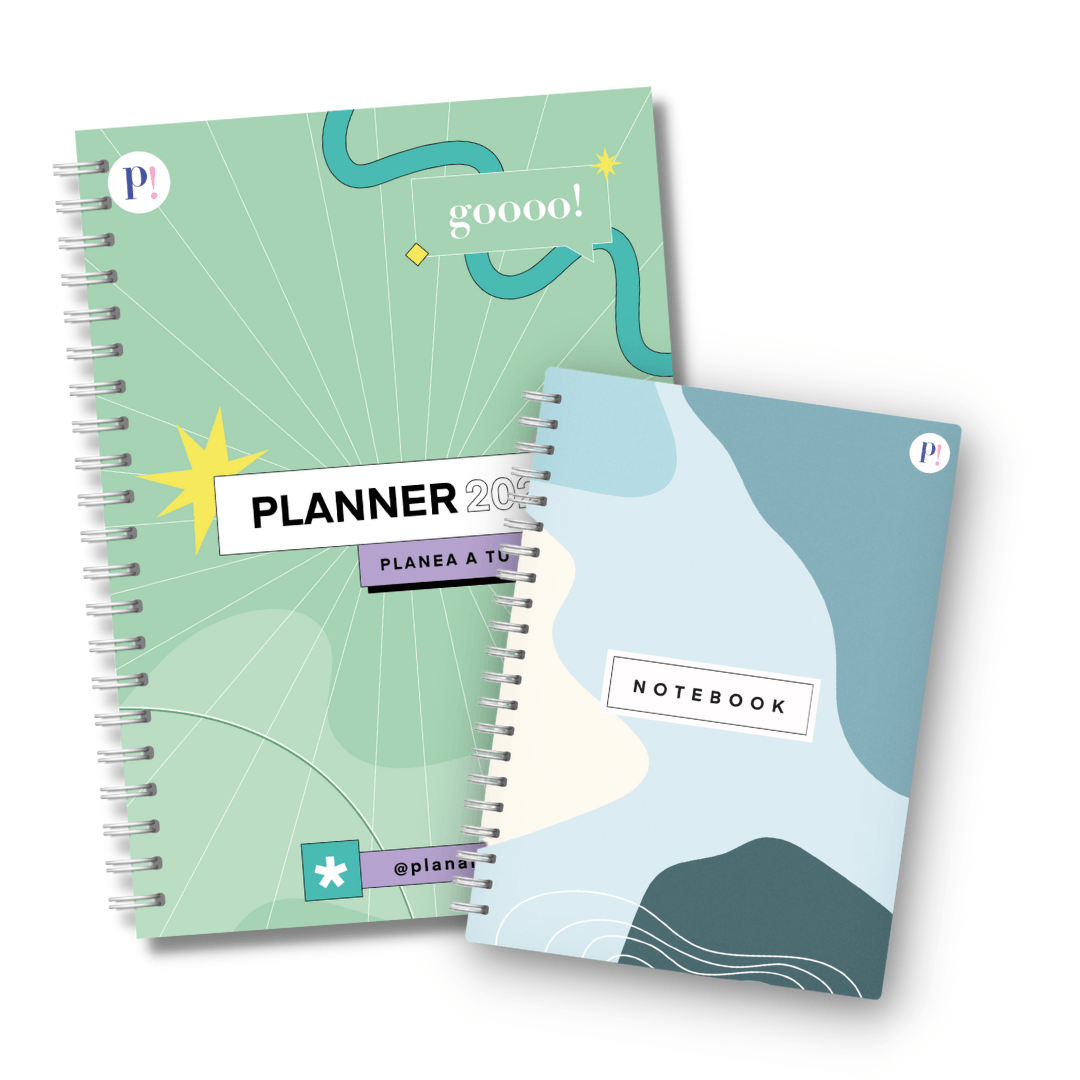 Planner 2022 Vibe + Notebook Aqua