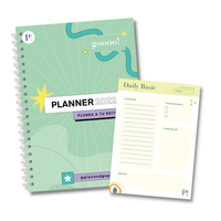 Planner 2022 Vibe + Daily Basic Verde