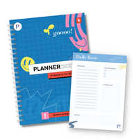 Planner 2022 Smiley + Daily Basic Azul