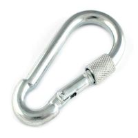 Gancho mosquetón de seguridad c/tuerca 6x60mm