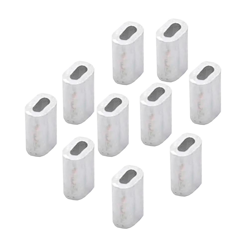 Presilla para cable 1/8"" 10 piezas