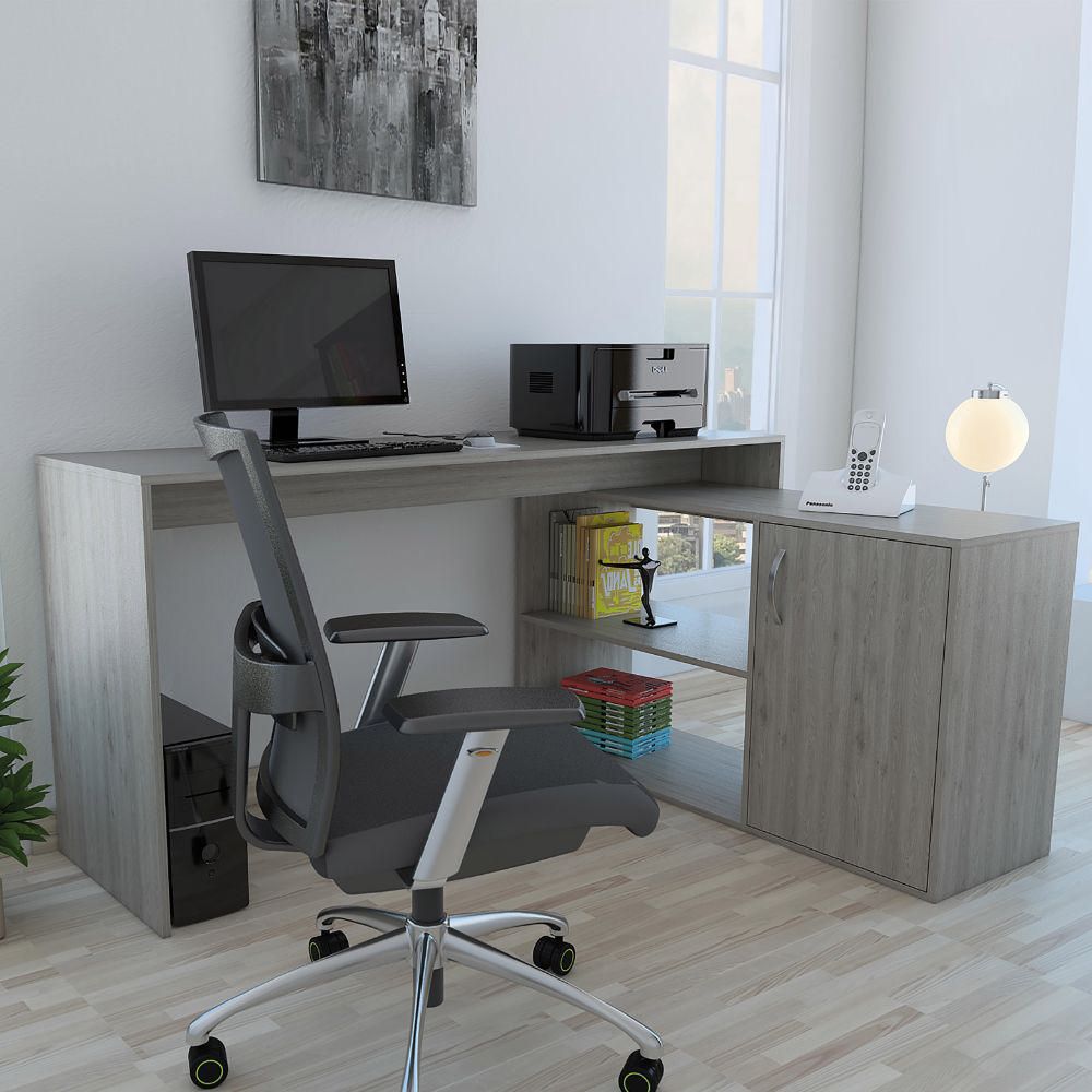 Escritorio Office 8 - Ceniza