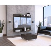 Panel Tv 55 + Mesa de Centro - Wengue
