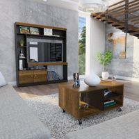 Estante Tv 52 + Mesa de Centro - Caramelo / Wengue