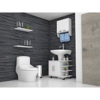 Botiquin Bath 28 + Optimizadores Lavamanos 55 - Blanco - Blanco