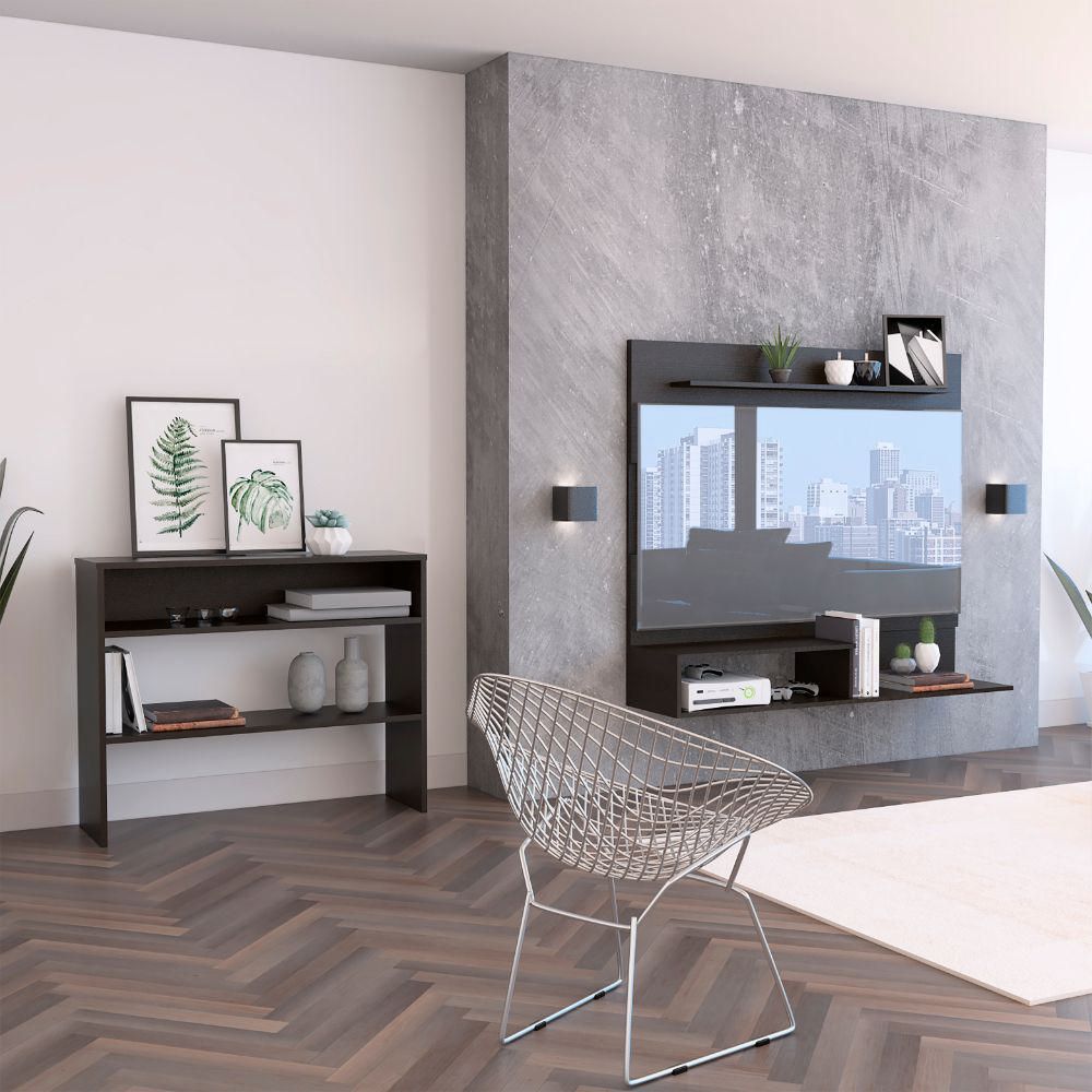 Panel Tv 55 + Consola - Wengue