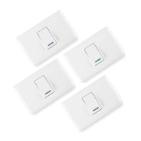 Interruptor Simple Basic Pack x4
