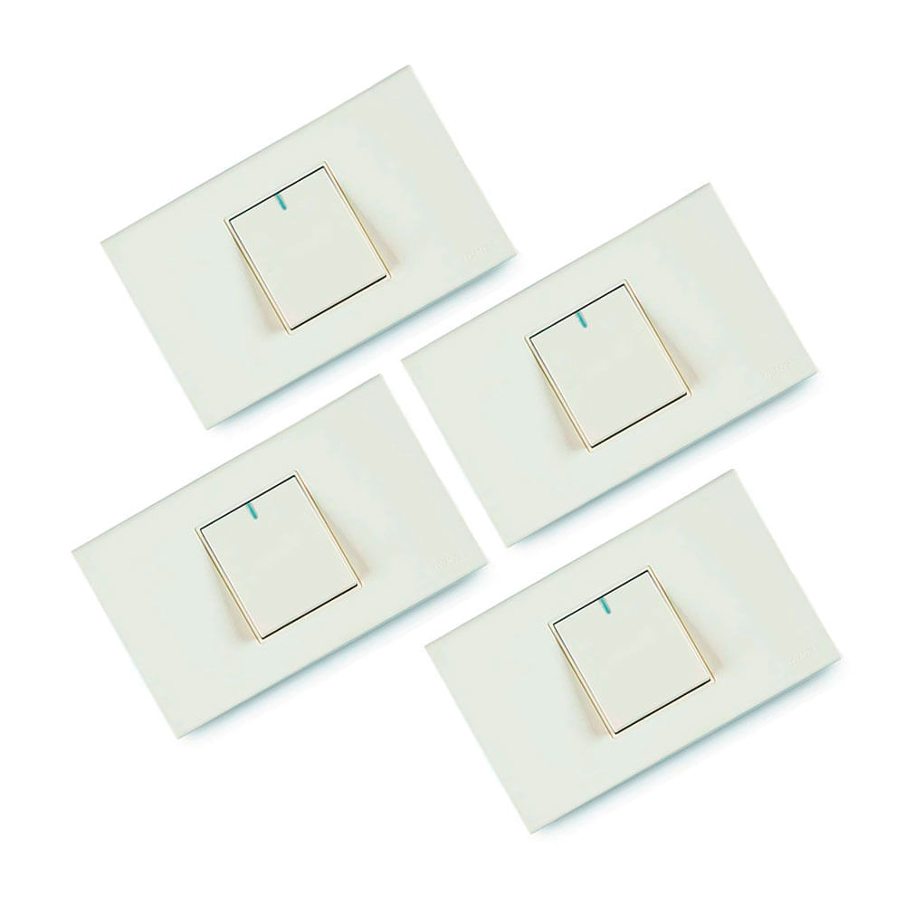 Interruptor Simple Classic packx4