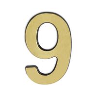 Número 9 de bronce