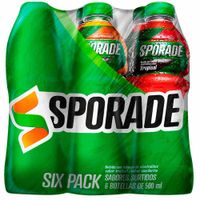 Bebida Rehidratante SPORADE Sabores Surtidos Botella 500ml Paquete 6un