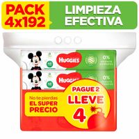Toallitas Húmedas HUGGIES Limpieza Efectiva Paquete 192un