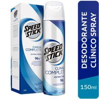 Desodorante en Aerosol para Hombre SPEED STICK Clinical Complete Protection Frasco 150ml