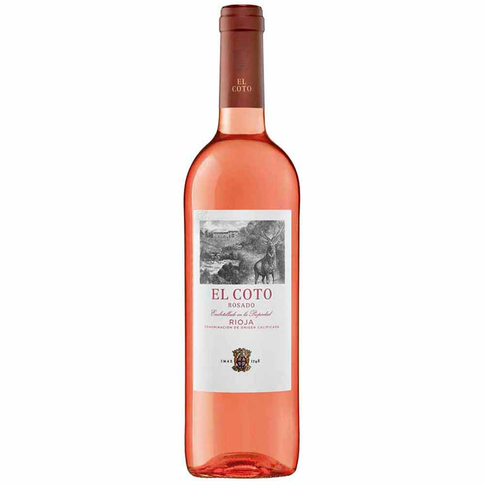 Vino Rosado EL COTO Rioja Botella 750ml