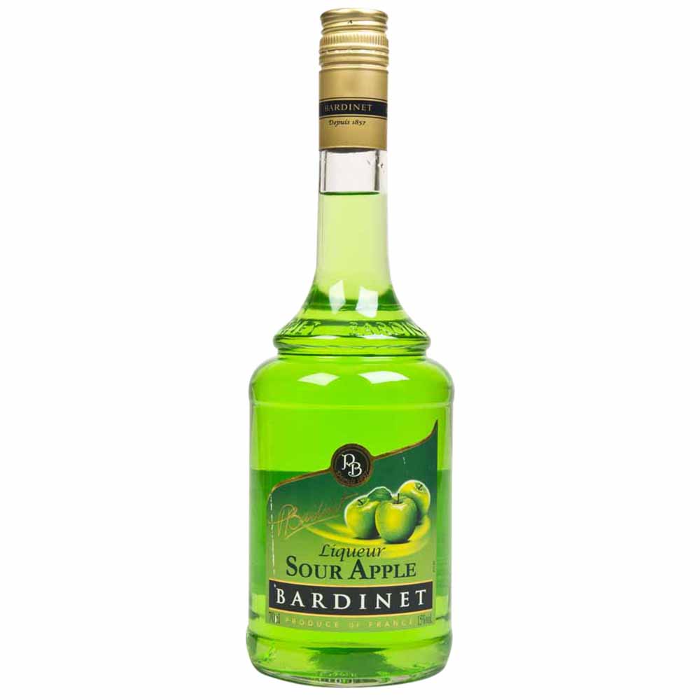 Crema BARDINET Liqueur Sour Apple Botella 700ml