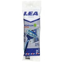 Máquina de Afeitar LEA 3 Hojas Premium Paquete 2un