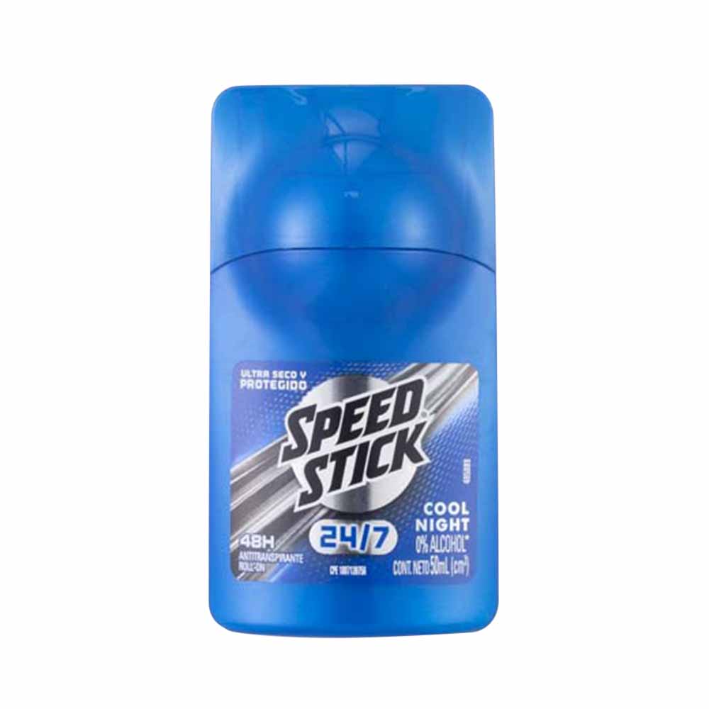 Desodorante en Roll On para Hombre SPEED STICK 24/7 Cool Night Frasco 50ml