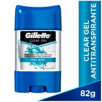 Desodorante en Gel para Hombre GILLETTE Clear Cool Wave Frasco 82g