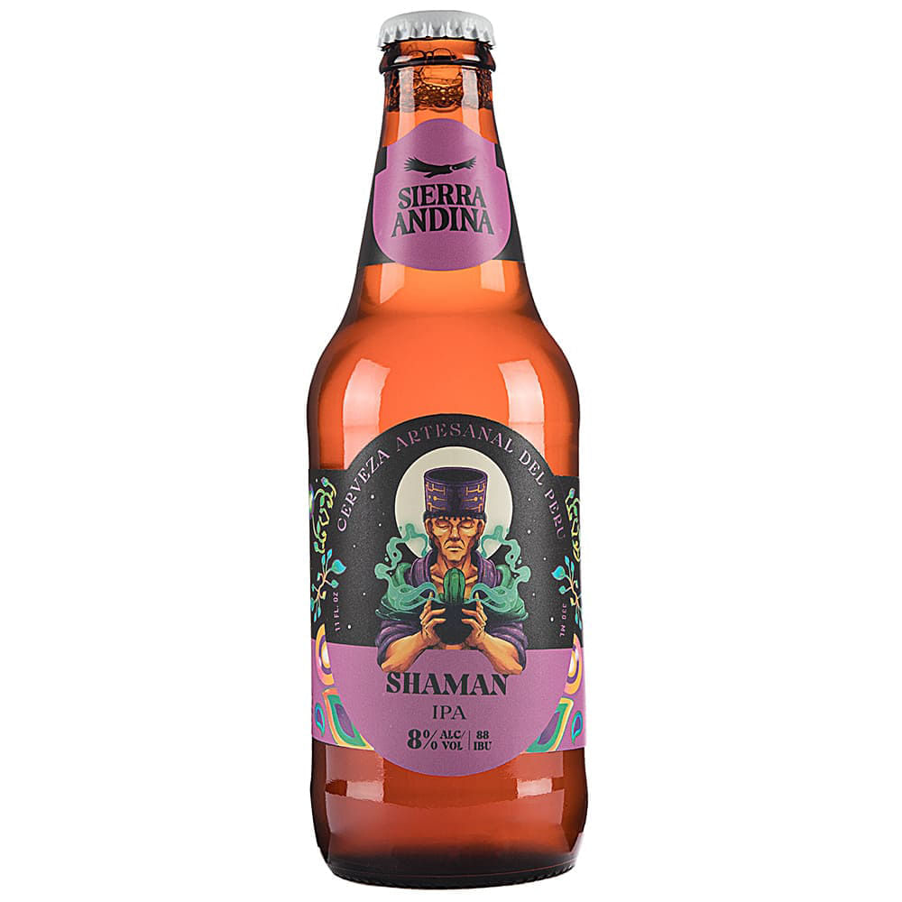 Cerveza SIERRA ANDINA Shaman IPA Botella 330ml