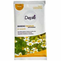 Bandas Depilatorias Faciales DEPILÉ Manzanilla Paquete 6un