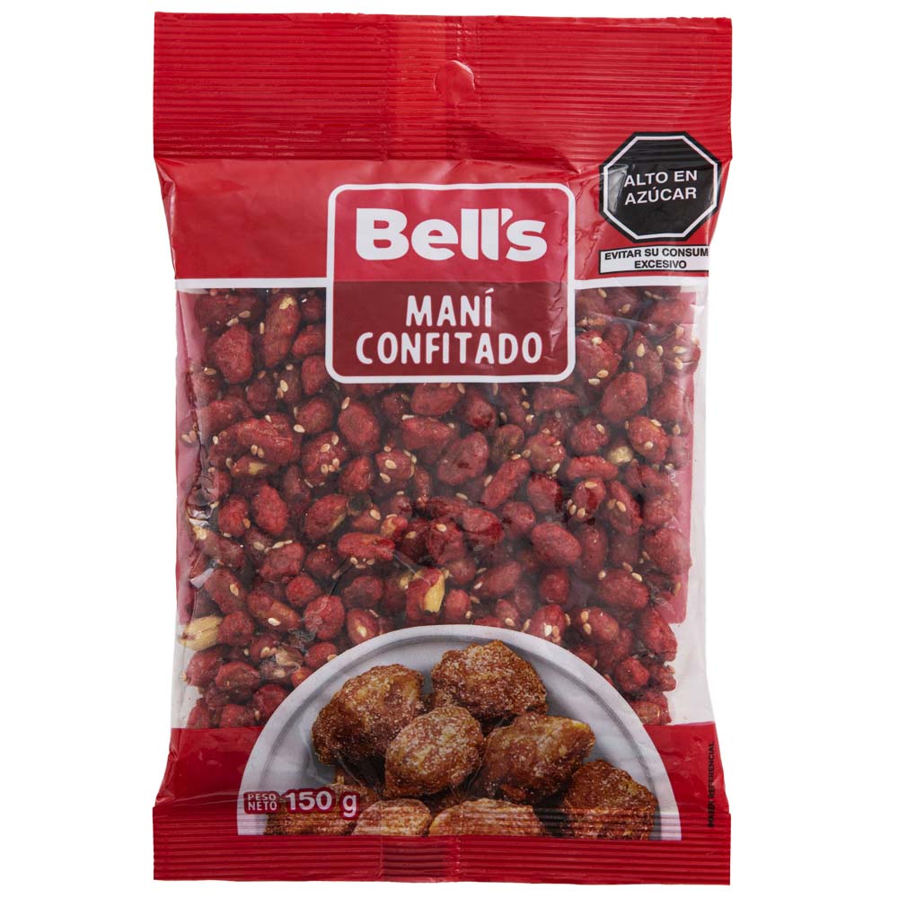 Piqueo BELL'S Maní confitado Bolsa 150Gr