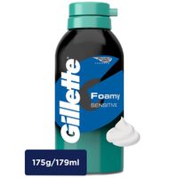 Espuma de Afeitar GILLETTE Foamy Sensitive Frasco 175g