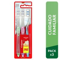 Cepillo de Dientes COLGATE Pro Cuidado Paquete 3un