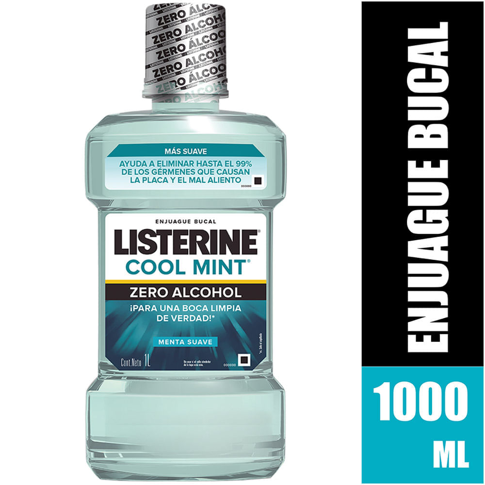 Enjuague Bucal LISTERINE Menta Suave Frasco 1L