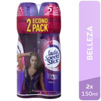 Desodorante en Aerosol para Mujer LADY SPEED STICK Pro 5 Frasco 150ml Paquete 2 un