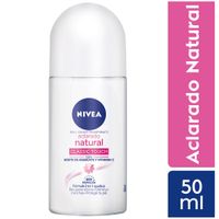 Desodorante en Roll On para Mujer NIVEA Aclarado Natural Classic Touch Frasco 50ml