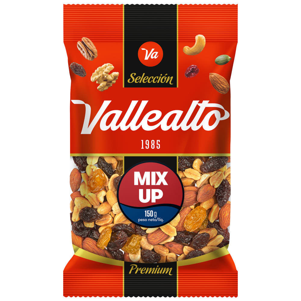 Piqueo VALLE ALTO Frutos secos con almendras Bolsa 150Gr