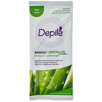 Bandas Depilatorias Corporales DEPILÉ Piel Seca Paquete 6un