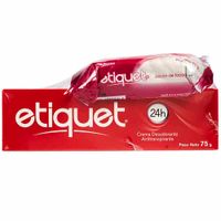 Desodorante en Crema para Mujer ETIQUET Clásica Tubo 75g + Jabón de Tocador Barra 90g