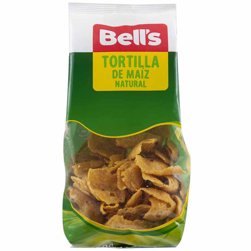 Piqueo BELL'S Tortilla de maíz natural Bolsa 150Gr
