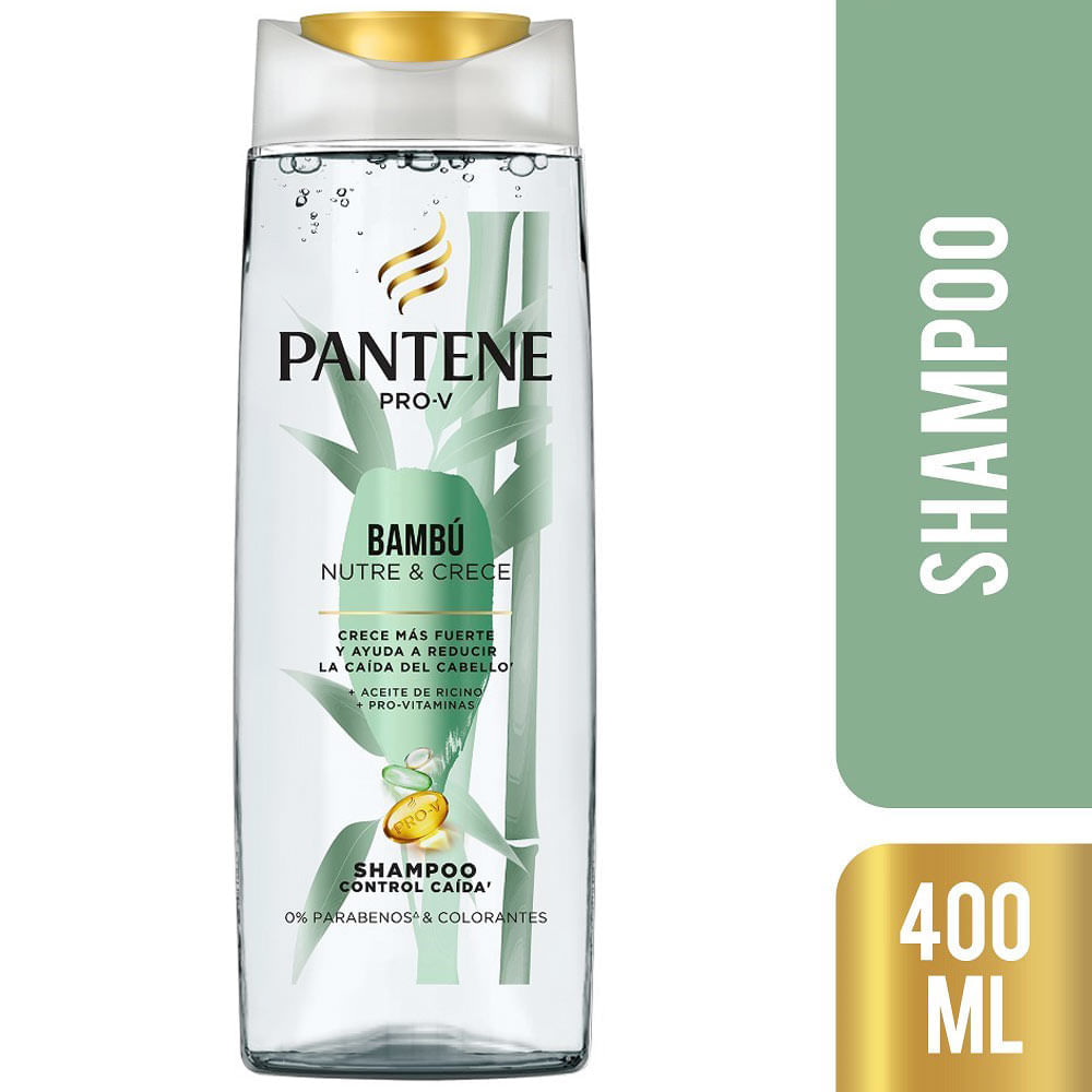 Shampoo PANTENE Bambú Frasco 400ml