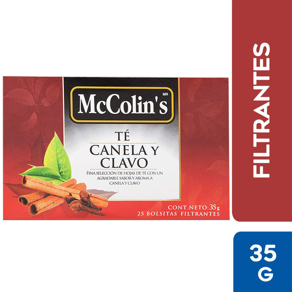 Té Canela y Clavo MC COLIN'S Caja 25un