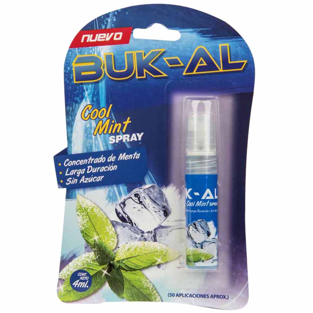Desodorante Bucal BUK-AL Cool Mint Envase 4ml