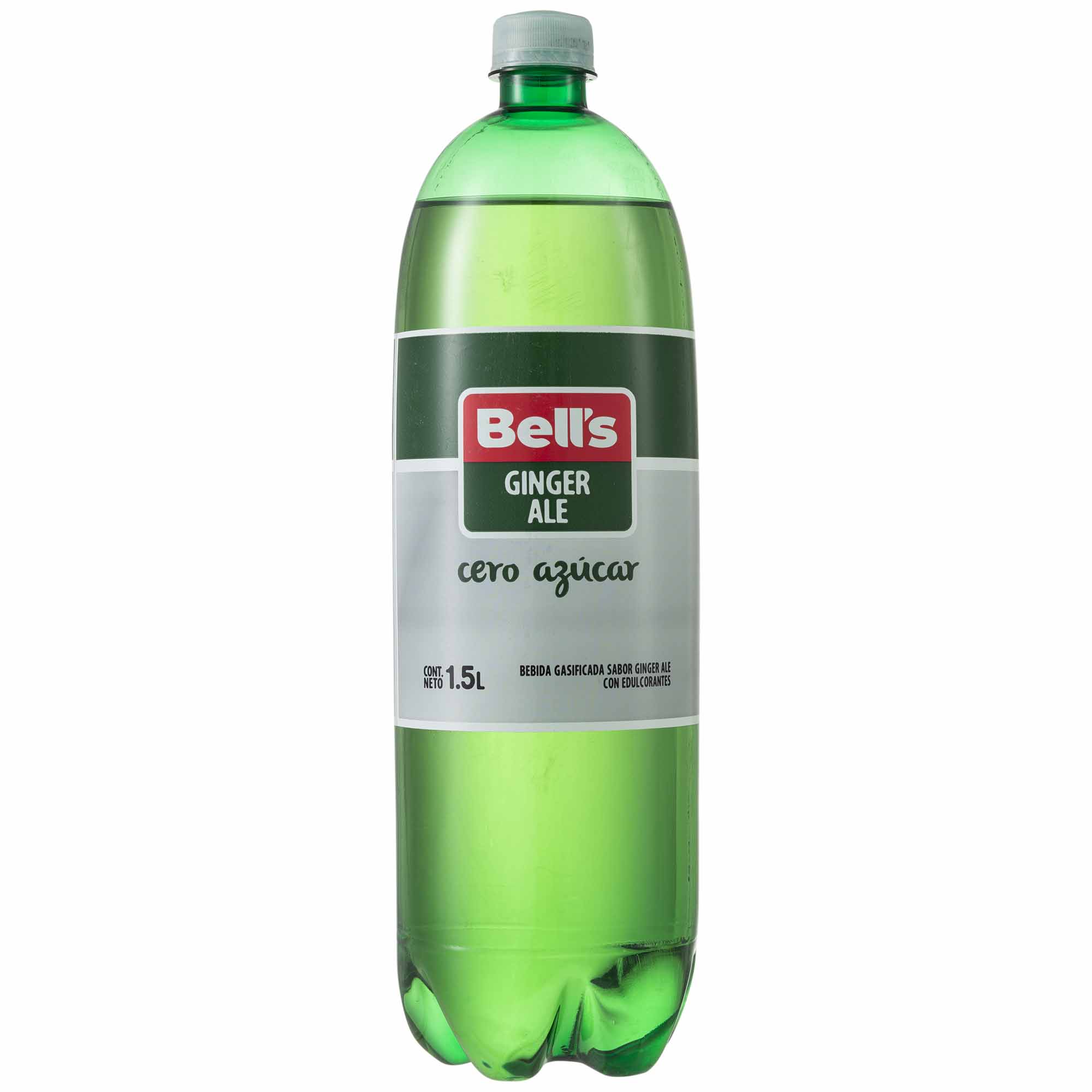 Gaseosa BELL'S Ginger Cero Azúcar Botella 1.5L