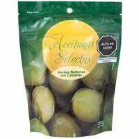 Aceitunas Verdes BELL'S Rellenas con Castañas Doypack 250g