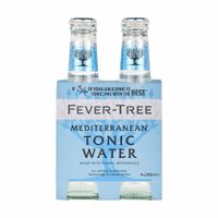 Agua Tónica FEVER TREE Mediterraean Botella 200ml Paquete 4un
