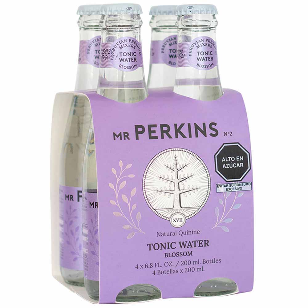 Agua Tónica MR PERKINS Blossom Botella 200ml Paquete 4un