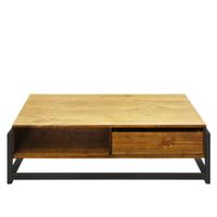 Mesa de Centro Oslo Marrón Rustico