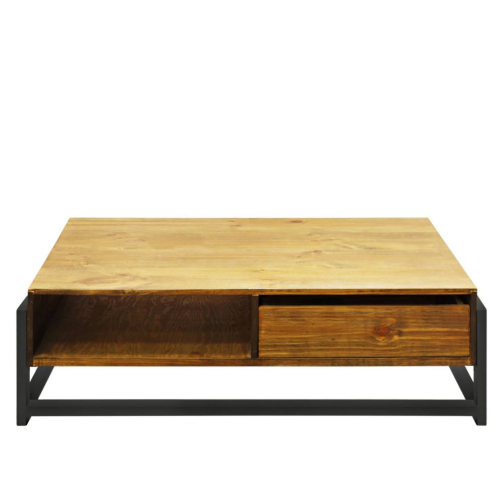 Mesa de Centro Oslo Marrón Rustico