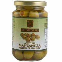 Aceituna Manzanilla VALDEPORRES con Pimiento Frasco 370g