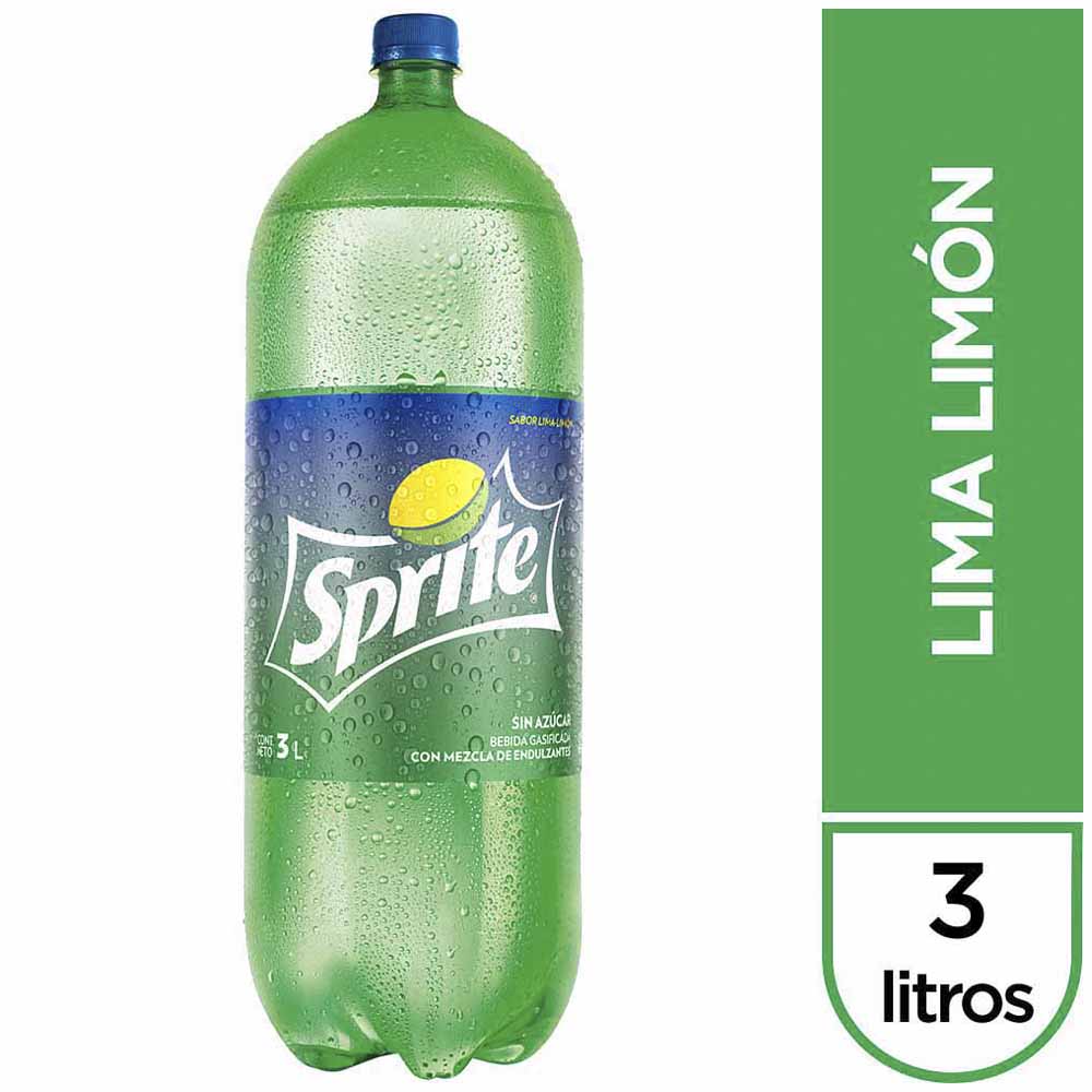 Gaseosa SPRITE Lima Limón Botella 3L
