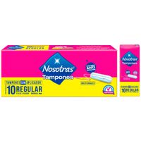 Tampón NOSOTRAS sin Aplicador Regular Caja 10un