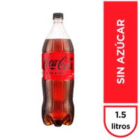 Gaseosa COCA COLA Sin Azúcar Botella 1.5L