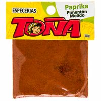 Pimentón Molido TOÑA Paprika Sobre 18g